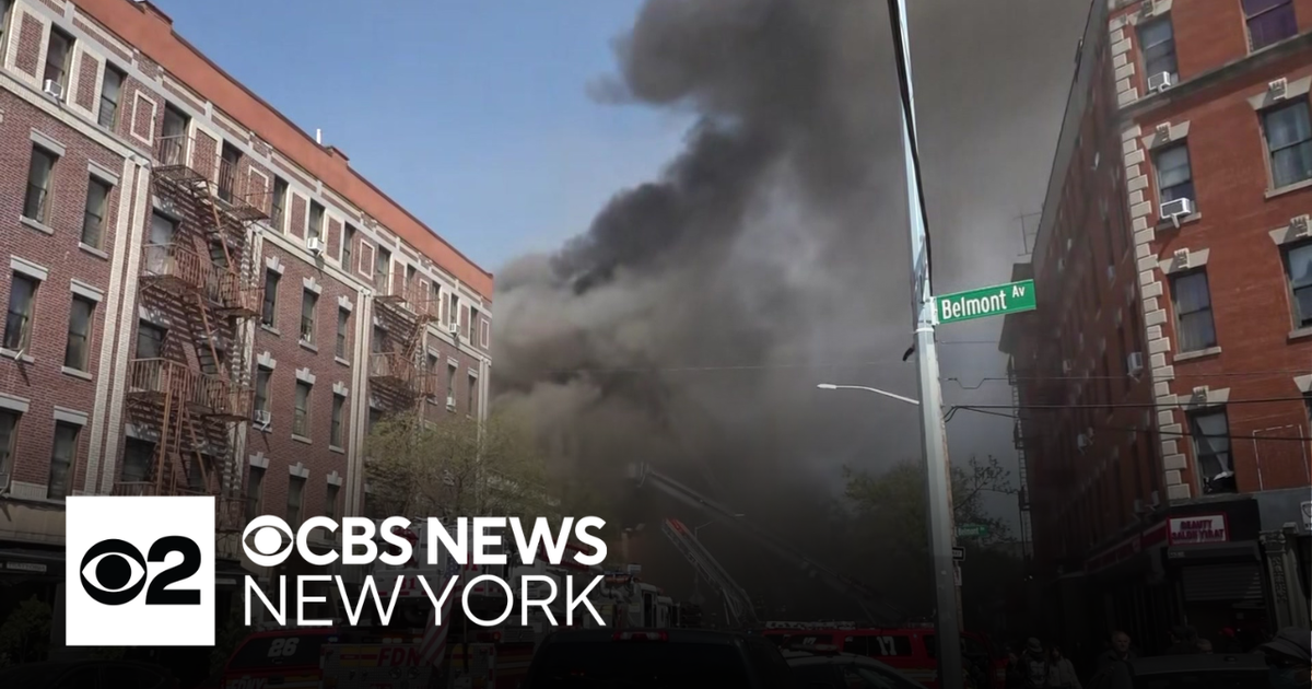 82 residents displaced after Bronx fire - CBS New York