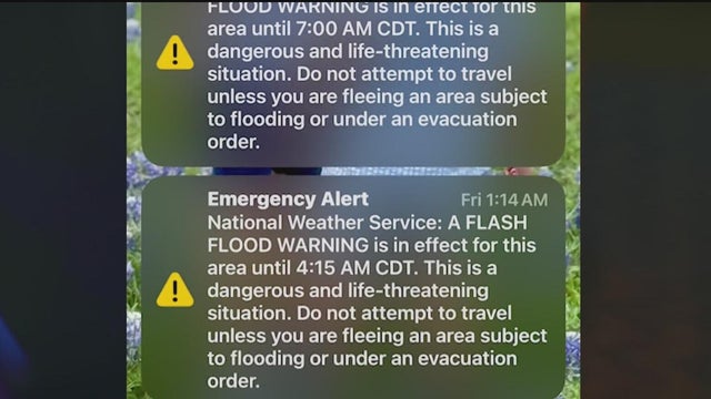 People with warning notification and spam message icon on mobile phone 