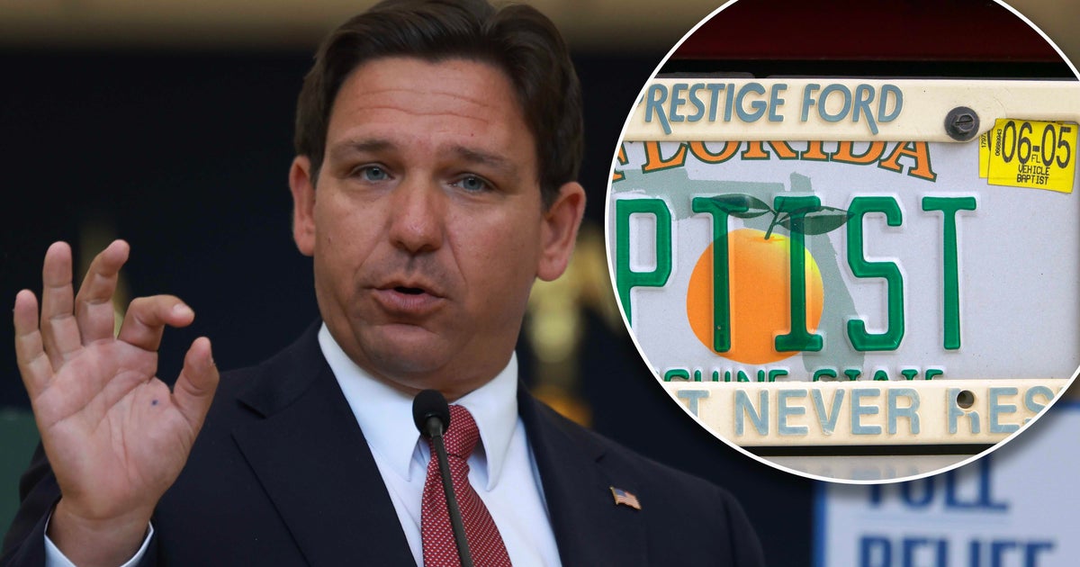 Gov. DeSantis signs Florida bill clarifying what license plate frames can and can’t cover