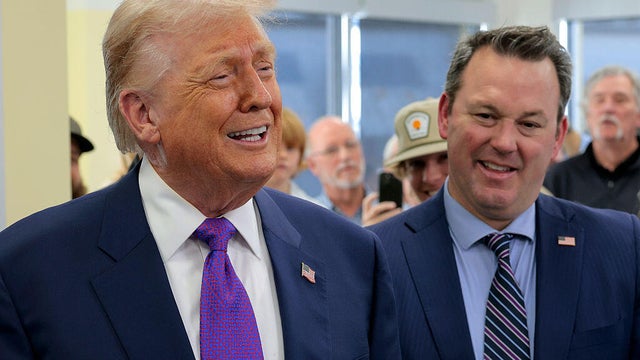 President Trump Visits Steel Corporation In Georgia 