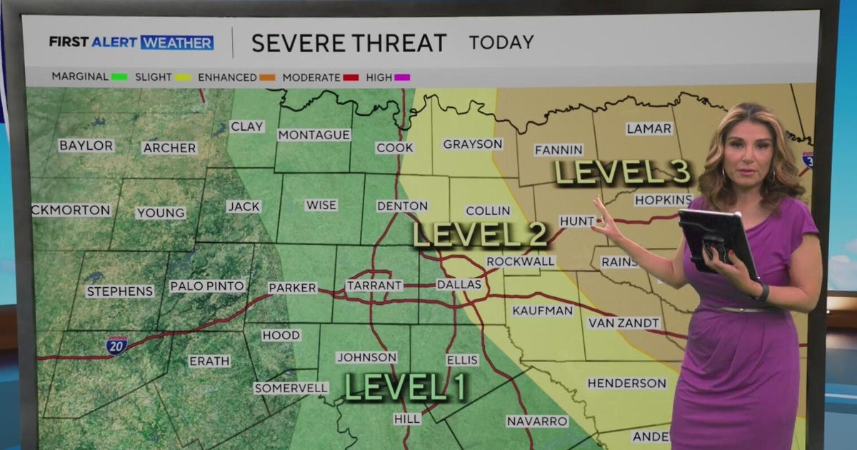 Severe storms possible as chances increase this weekend in North Texas ...