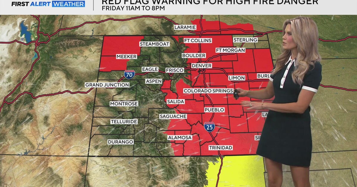 Fire danger remains elevated heading into the weekend in Denver - CBS ...