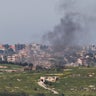 Smoke rises in Lebanon, as seen from the Israeli side of the border with Lebanon 