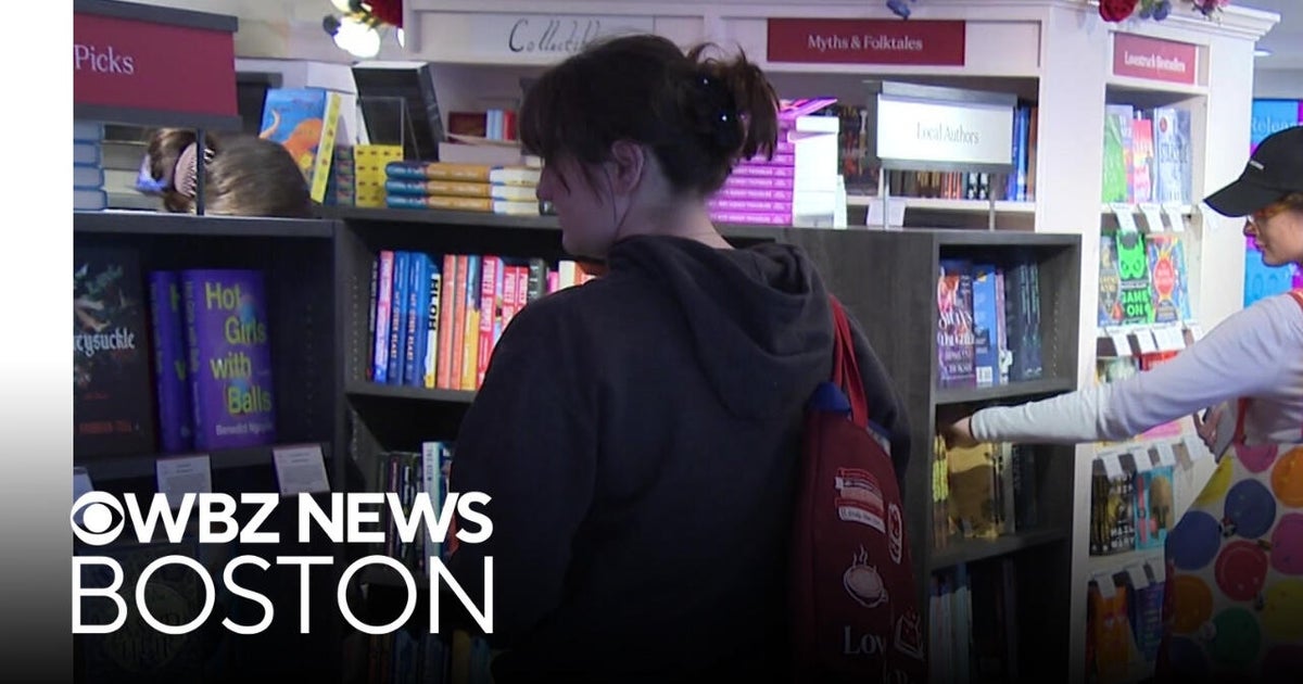 Readers gather for Independent Bookstore Day at Lovestruck Books in Cambridge