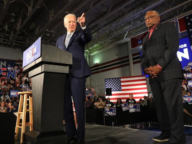Democratic Presidential Candidate Joe Biden Holds South Carolina Primary Night Event In Columbia 