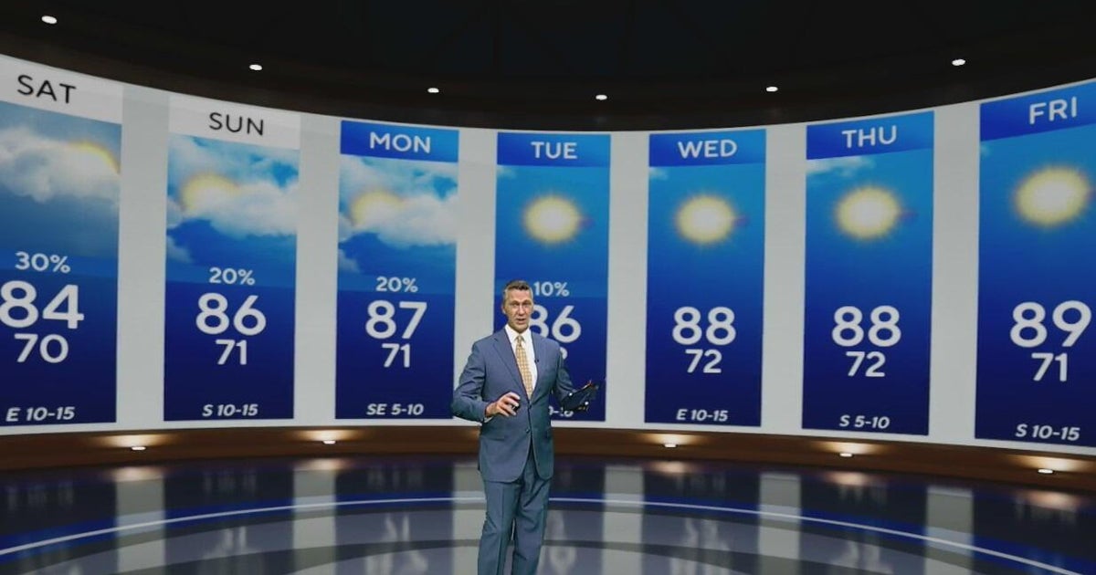Temperatures in South Florida will continue to warm up as rain chances ...