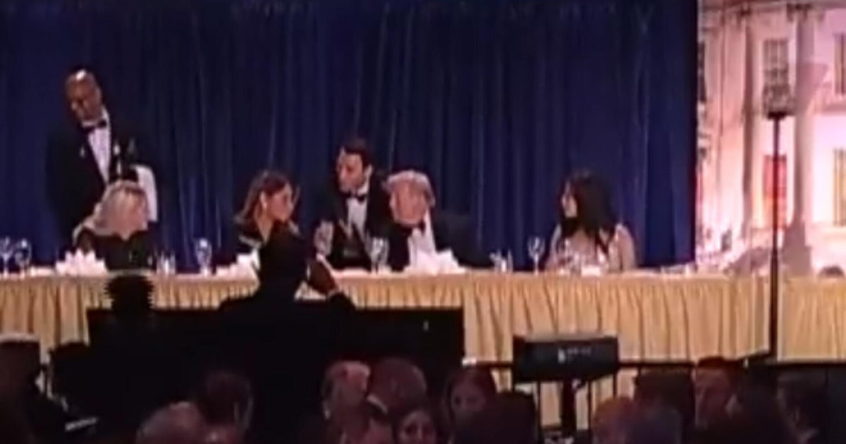 Watch the moment of a security incident at the White House Correspondents' Dinner