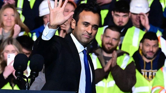 Republican Gubernatorial candidate Vivek Ramaswamy speaks on U.S. Economy in Ohio 