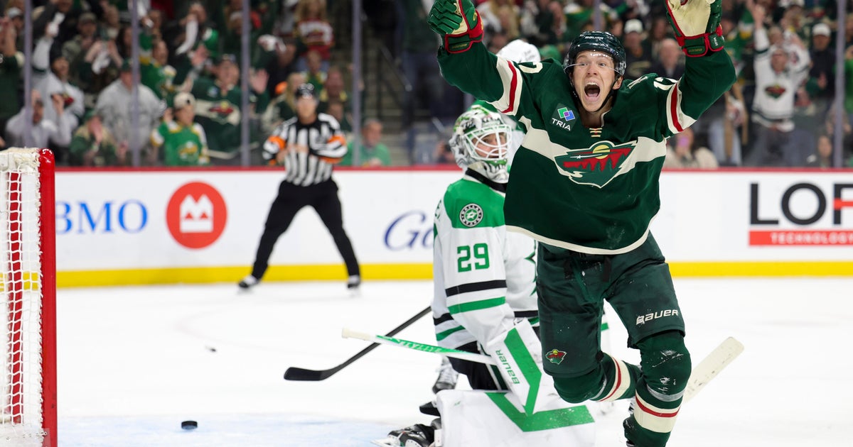 Boldy’s deflection late in 1st OT lifts Wild past Stars 3-2 to tie series at 2