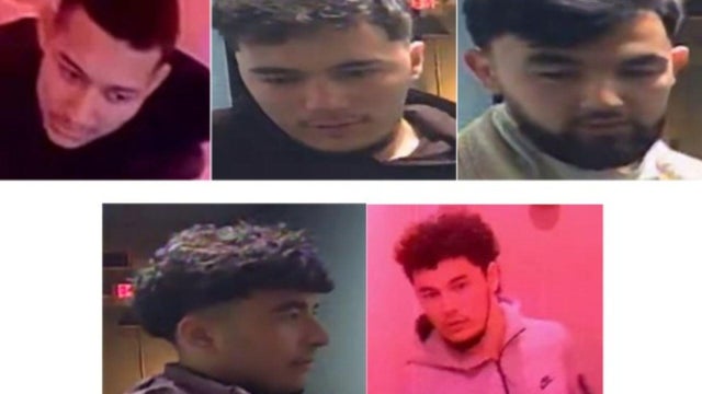 Chinatown robbery and rape, 5 suspects wanted 