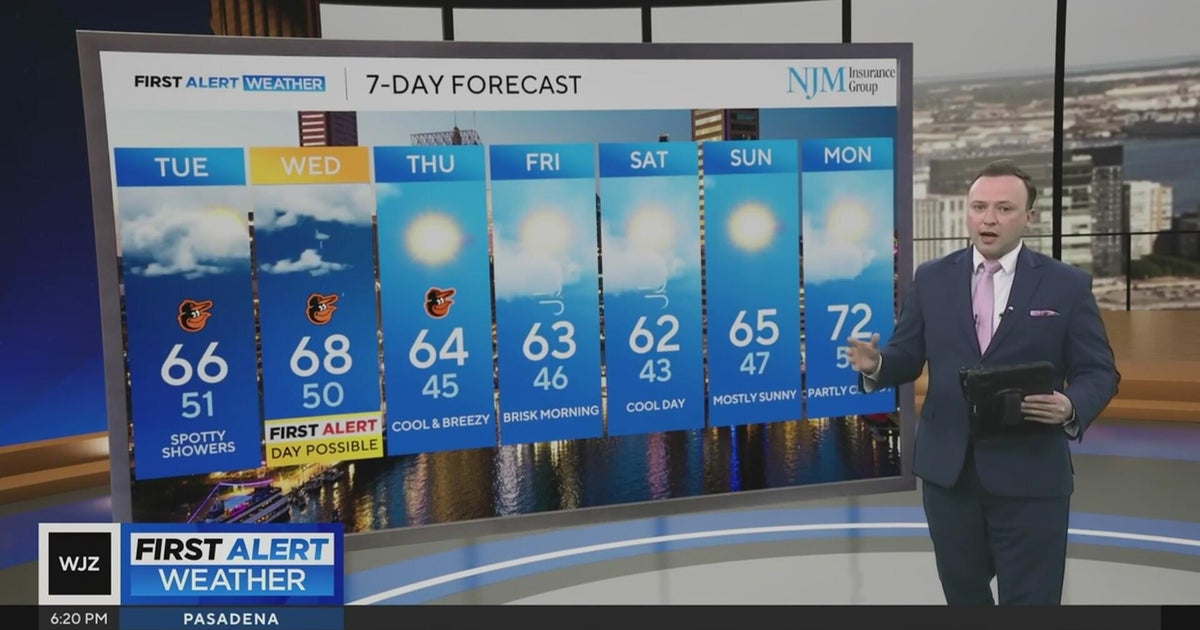 Rain chances return this week in Maryland - CBS Baltimore