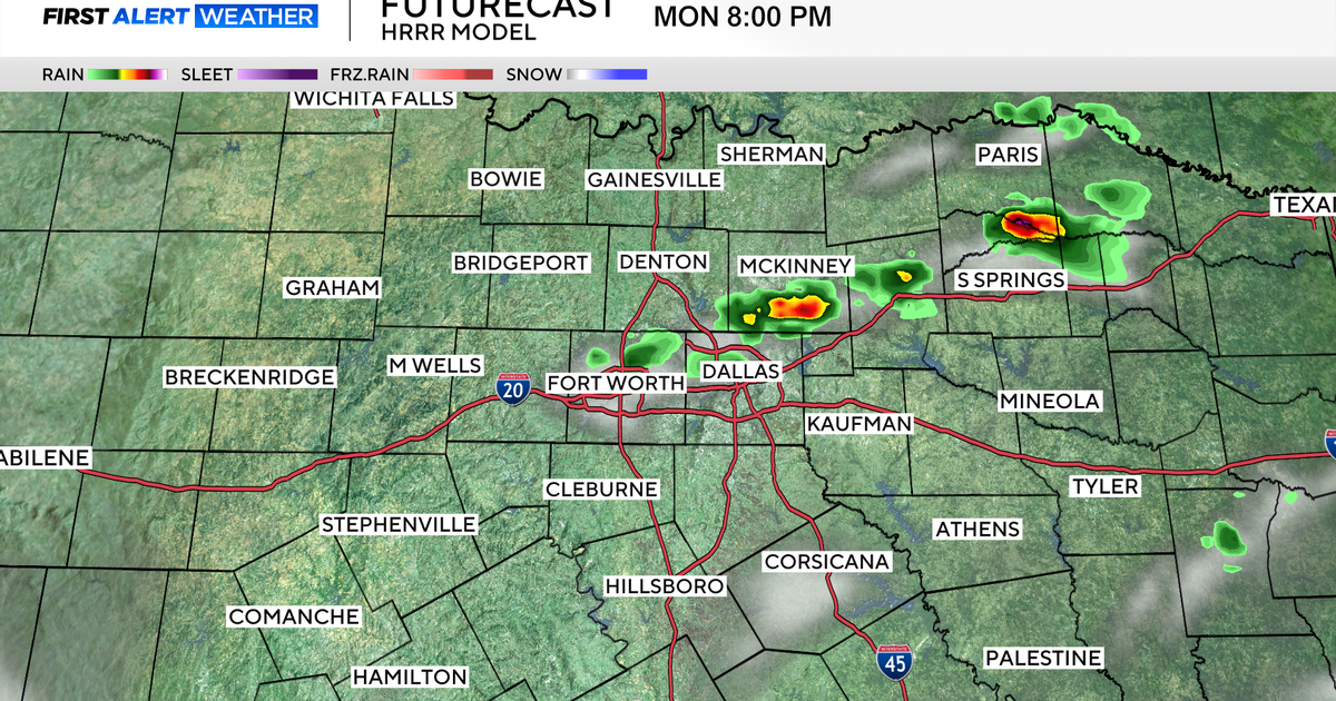 North Texas sees quiet weather Monday ahead of returning severe chances