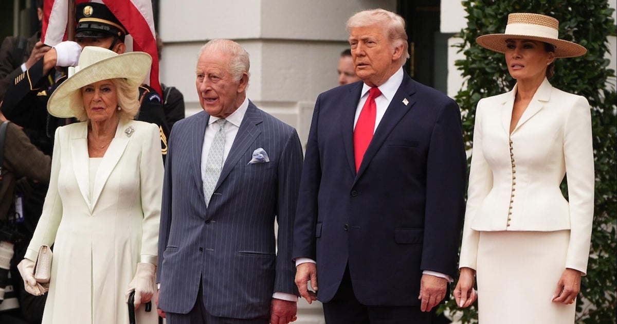 Trump welcomes King Charles, Queen Camilla to White House for state visit