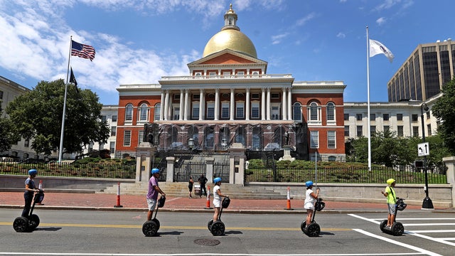 Segway-ing Past The MA State House 