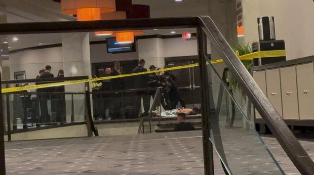 Law enforcement unit   detain fishy  successful  the shooting incidental  astatine  the White House Correspondents' Association dinner, successful  Washington 