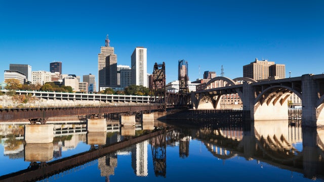 Minneapolis, St. Paul, Minnesota, City View 