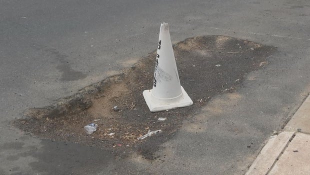 A sinkhole plagued a neighborhood for months. It got filled after CBS Philadelphia asked questions.
