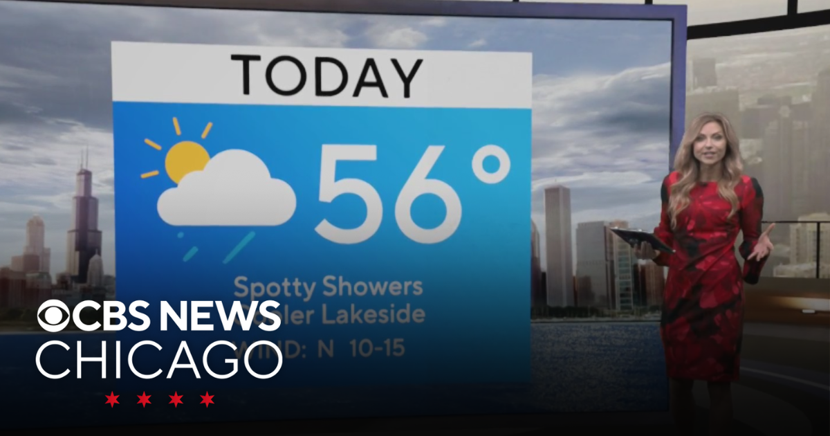 Highs in the upper 50s in Chicago - CBS Chicago