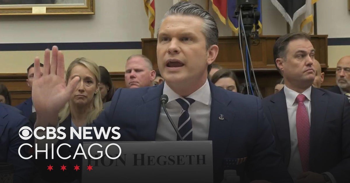 Hegseth questioned on Iran war strategy - CBS Chicago