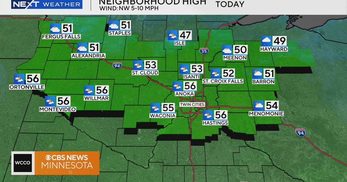 NEXT Weather: 5 a.m. report for Minnesota from April 29, 2026 - CBS ...