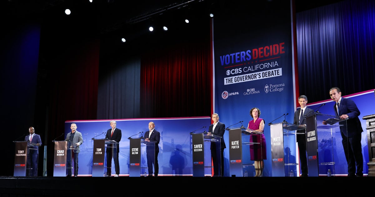 Takeaways from the CBS California Governors Debate, where candidates discussed gas costs, housing and more