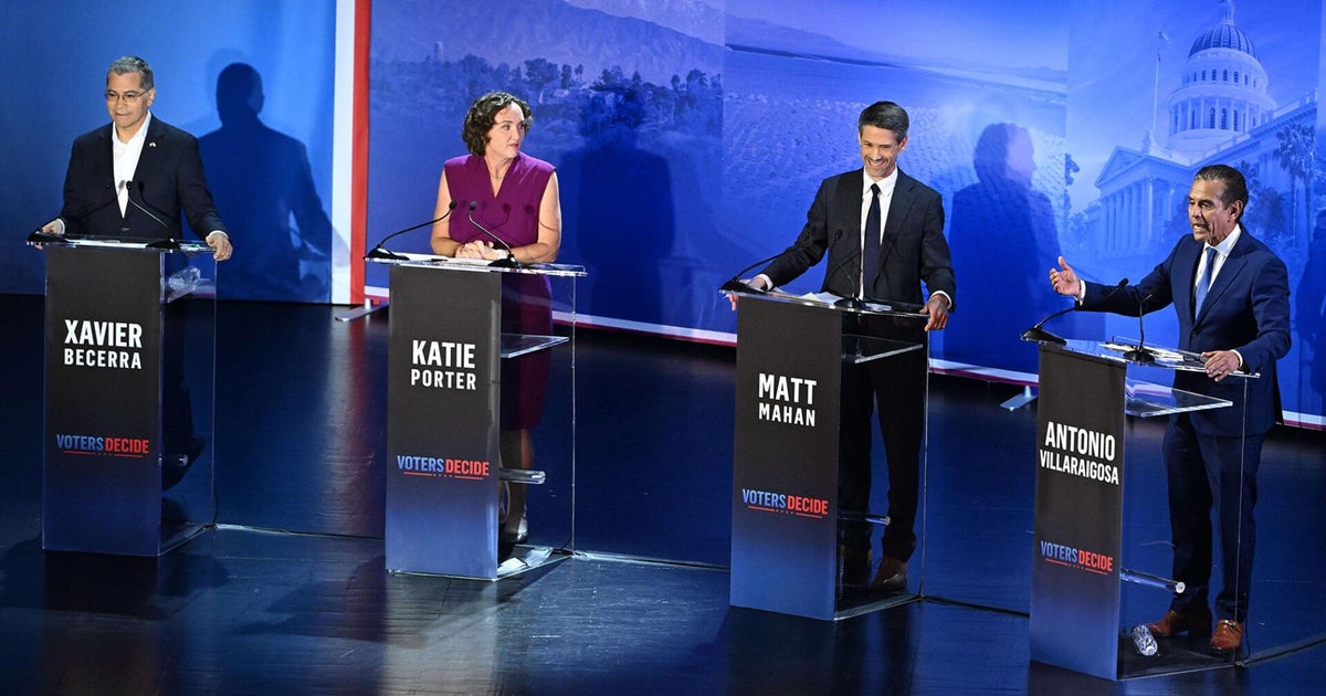 Unpacking the CBS California governor's debate