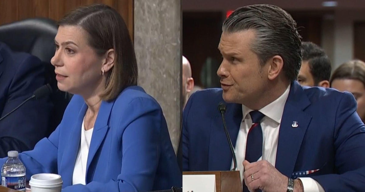 Watch: Hegseth accuses Slotkin of asking "gotcha hypothetical" question in tense exchange
