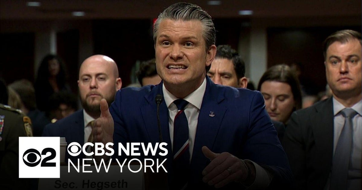 Hegseth faces questions on Iran war, Pentagon spending - CBS New York