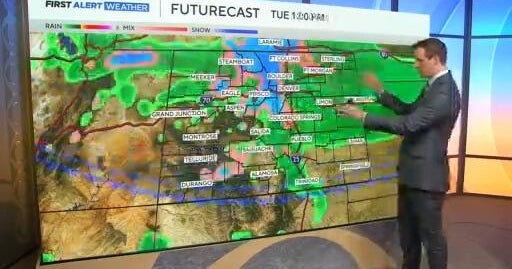 Rain and snow heading to Colorado, snow in Denver? - CBS Colorado