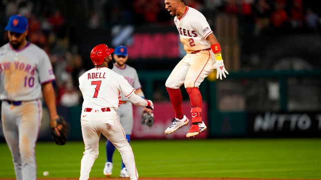 APTOPIX Mets Angels Baseball 