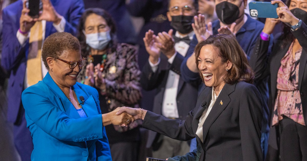 Kamala Harris endorses Los Angeles Mayor Karen Bass as race for reelection heats up