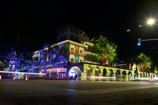 Mission Inn festive in Riverside, CA 