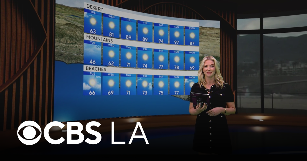 Evelyn Taft's NEXT Weather Forecast for May 4 - CBS Los Angeles