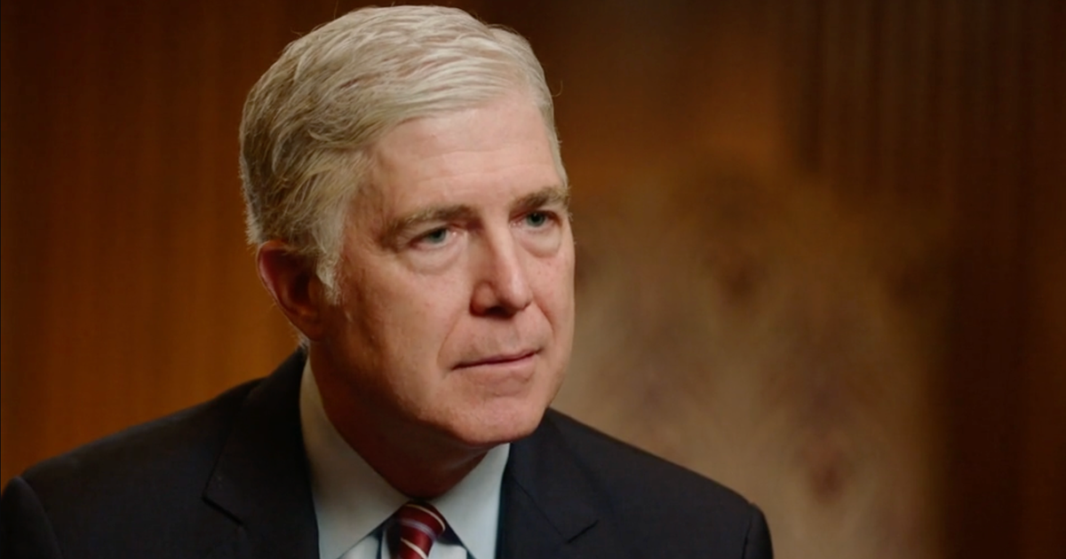 Justice Gorsuch says his loyalty is to "Constitution and laws" amid Trump Supreme Court attacks
