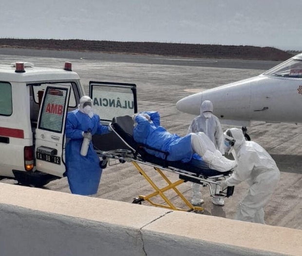 Evacuation operation of suspected hantavirus cases from cruise ship 