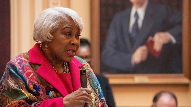 RICHMOND, VA - MARCH 9: Sen. L. Louise Lucas (D-Portsmouth) add 