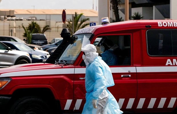 Evacuation operation of suspected hantavirus cases from cruise ship 