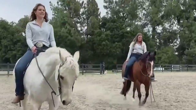 two women on horseback 