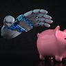 Humanoid Robot Hand Piggy Bank 