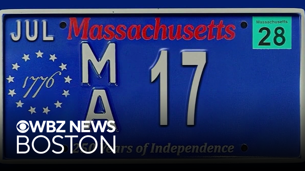 Massachusetts holds lottery for blue “MA 250” license plates