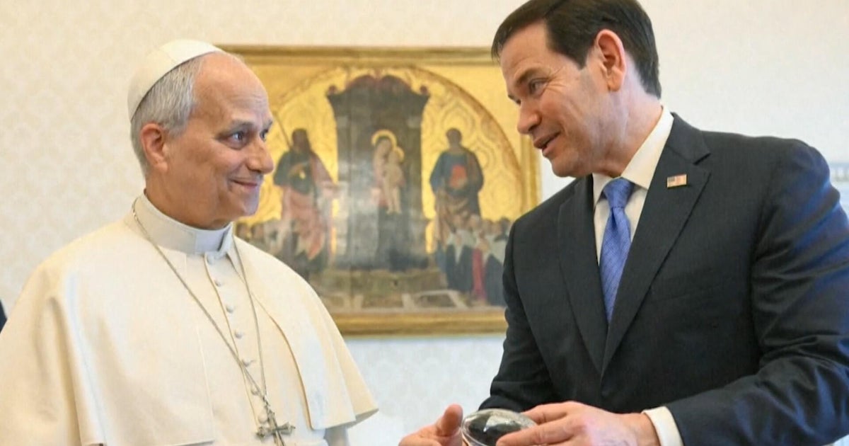 Rubio meeting with Pope Leo after tense exchanges between Trump and the first U.S.-born pontiff
