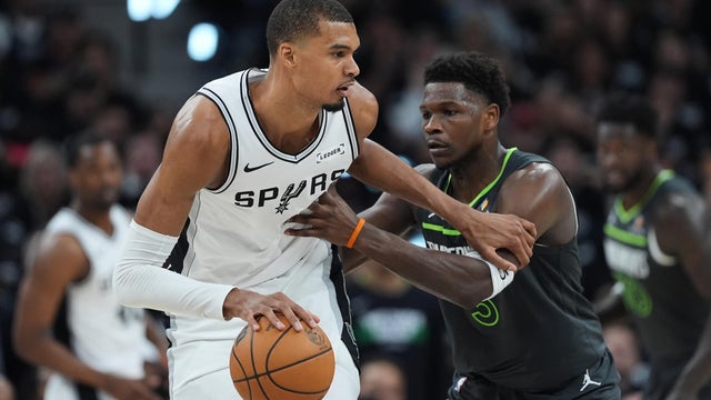 Timberwolves Spurs Basketball 