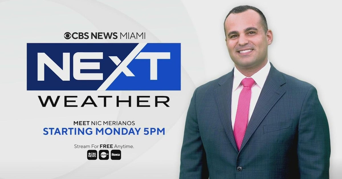 CBS News Miami welcomes newest NEXT Weather team meteorologist Nic Merianos
