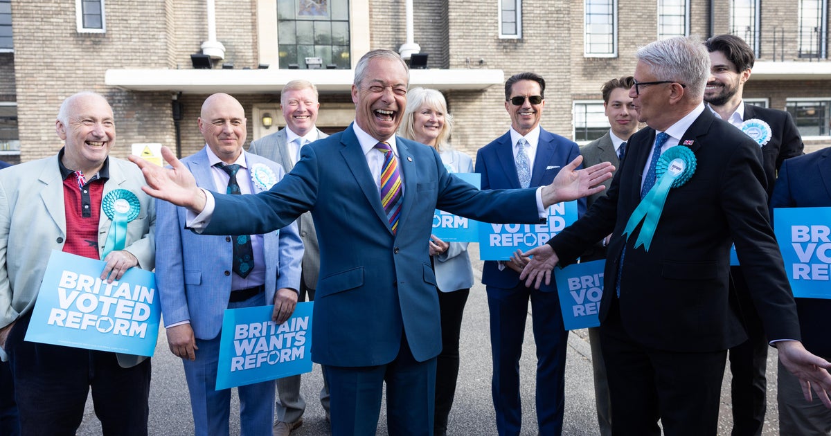 Trump ally Farage says elections mark "historic shift in British politics"