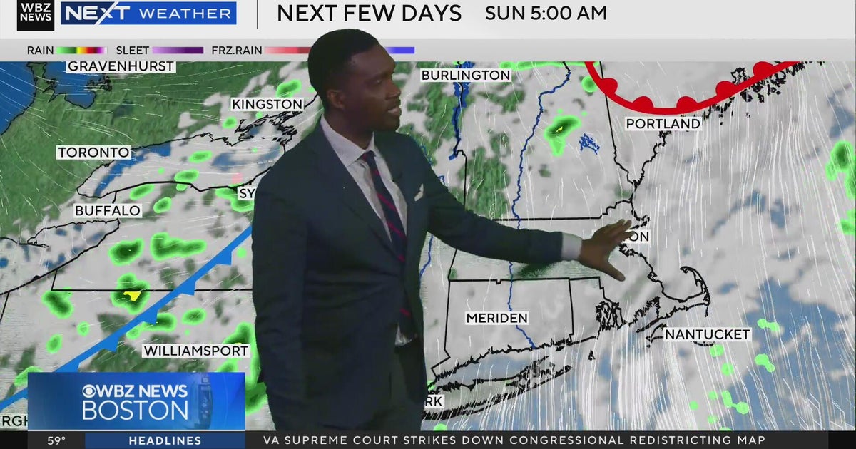 Next Weather: WBZ midday forecast for May 8, 2026 - CBS Boston