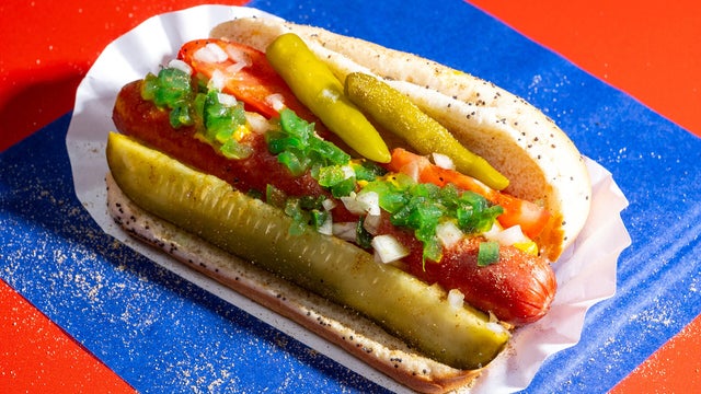 Chicago Hot Dog for Regional hot dog styles story in Food 