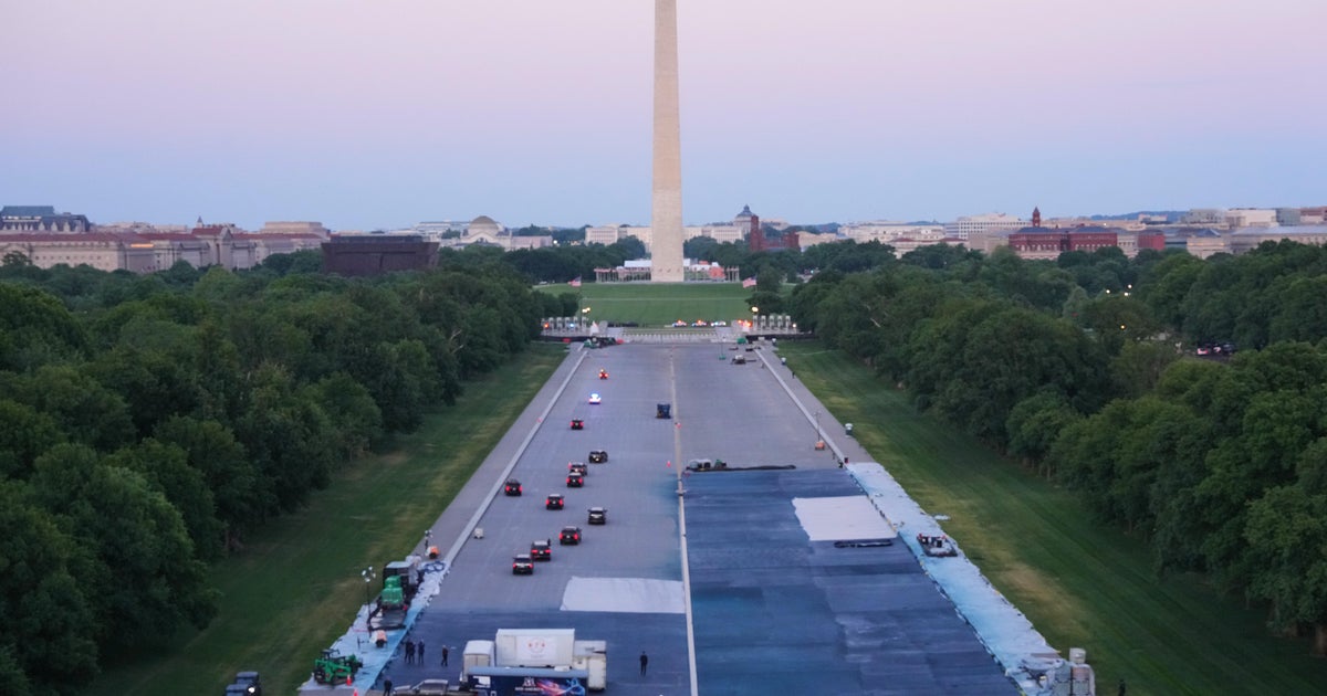 Group sues to block Trump’s blue resurfacing of Reflecting Pool