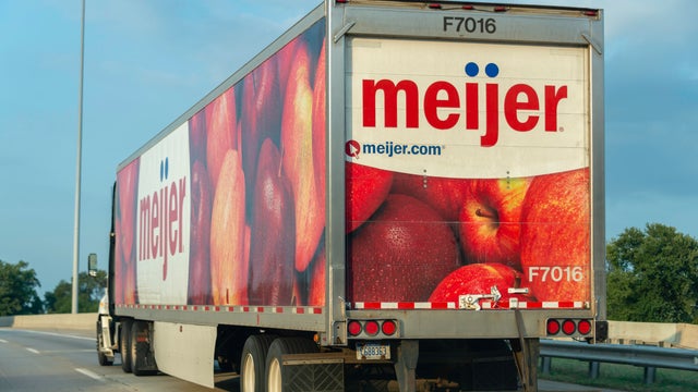 meijer distribution semi-truck 