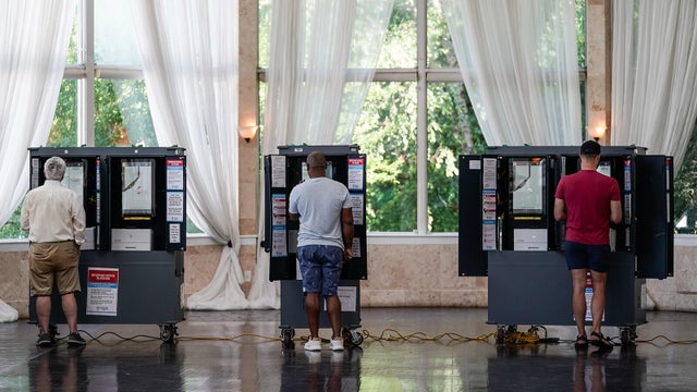 Georgians Head To The Polls To Cast Their Votes In The State's Primary Election 