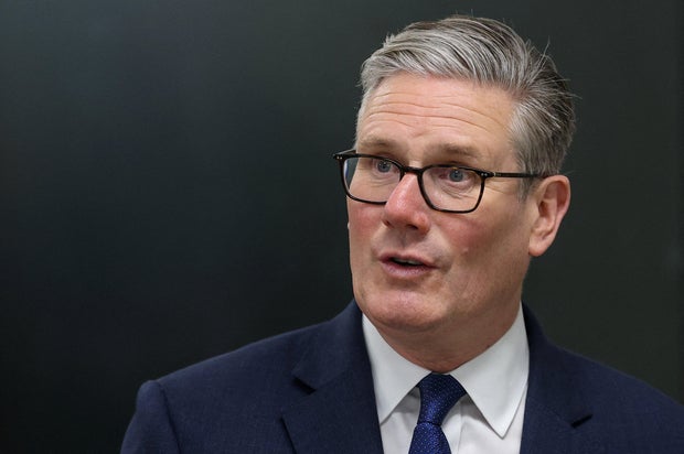 Prime Minister Keir Starmer Meets Construction Apprentices In London 